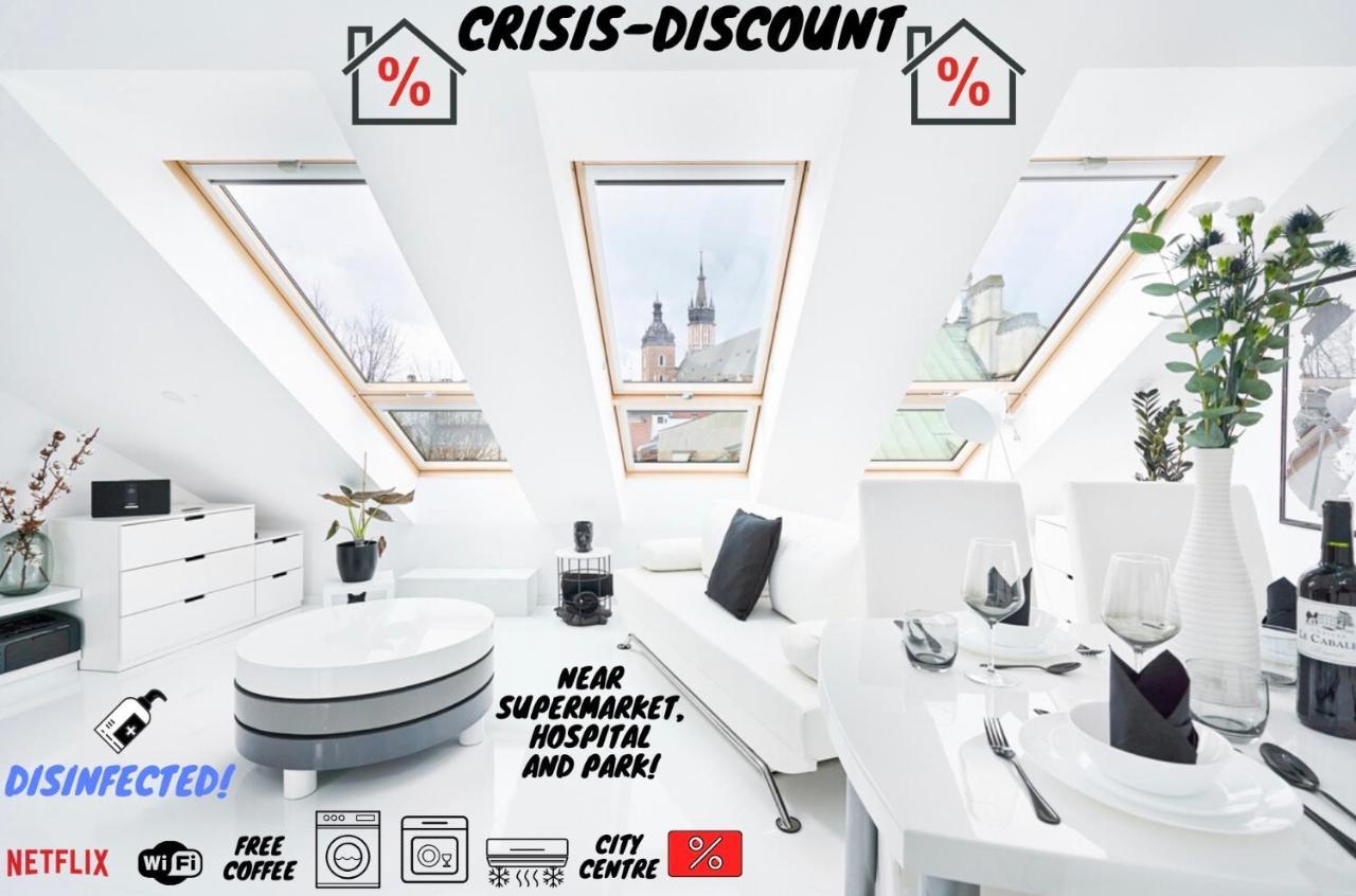 Unique Design Loft In Middle Of Centre Of Old Town With Netflix Leilighet Krasków Eksteriør bilde